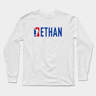 Ethan NBA Basketball Custom Player Your Name T-Shirt Long Sleeve T-Shirt